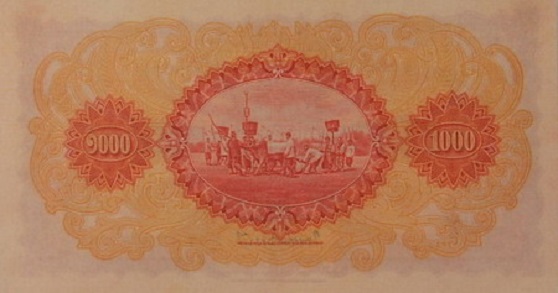 1000 Baht type 1 back